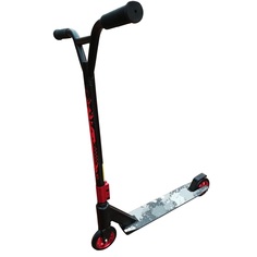 Трюковый самокат Scooter Pro усиленный черно-красный