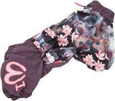 Дождевик для собак FOR MY DOGS Лотос, женский, фиолетовый, 377SS-2019 FW K43
