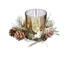 Подсвечник Lefard 421-146 Золотистый