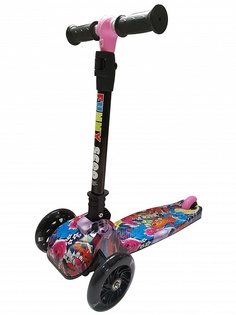 Самокат Funny Scoo MS-918 Primo luxe розовый