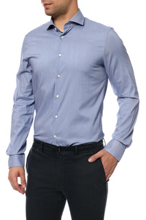 Рубашка мужская Tommy Hilfiger TT0TT03873 425 синяя 40 USA