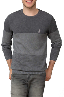 Джемпер мужской U.S. POLO Assn. G081GL0TK0GERMAN серый M