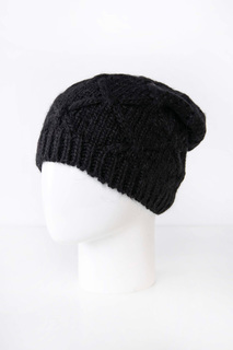 Шапка женская Noryalli 47207 черная ONE SIZE