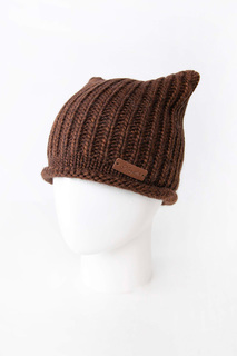 Шапка женская Noryalli 47205 коричневая ONE SIZE