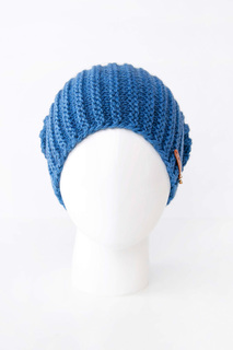 Шапка женская Noryalli 45404 голубая ONE SIZE