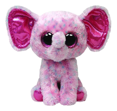 Мягкая игрушка TY Beanie Boos Слоненок (розовый) Ellie 25 см
