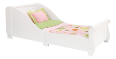 Кровать KidKraft Сани белая