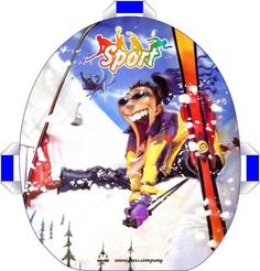 Ледянка Барс мягкая Snowkid 50 см. Sport Bars