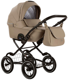 Коляска 2 в 1 Tutis Zippy Classic кожа мокко