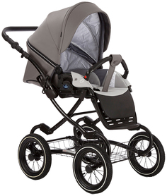 Коляска 2 в 1 Tutis Zippy Classic кожа графит