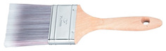 Кисть плоская MTX Platinum 4" Искусственная щетина с деревянной ручкой