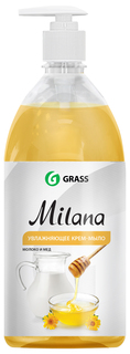 Жидкое мыло Grass Milana Молоко и мед 1000 мл