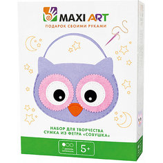 Набор для творчества Maxi Art "Сумка из фетра" Совушка