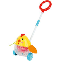 Игрушка-каталка с ручкой Ути Пути "Весёлая птичка" Цыплёнок