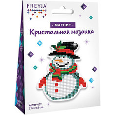 Кристальная мозаика Фрея магнит "Снеговичок" Freya