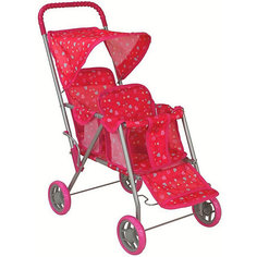 Коляска для кукол Buggy Boom Mixy, розовая