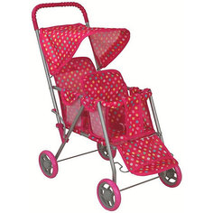 Коляска для кукол Buggy Boom Mixy, розовая