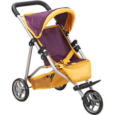Коляска для кукол Buggy Boom Nadin, песочно-фиолетовая
