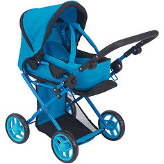 Коляска-трансформер 2-в-1 для кукол Buggy Boom Infinia, голубая