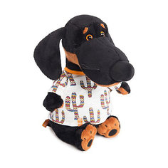 Мягкая игрушка Budi Basa Собака Ваксон в футболке в кактусы, 29 см