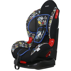 Автокресло Siger Кокон ISOFIX Disney Микки Маус футбол, 9-25 кг, чёрное