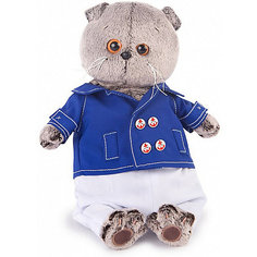 Мягкая игрушка Budi Basa Кот Басик в синем кителе, 25 см