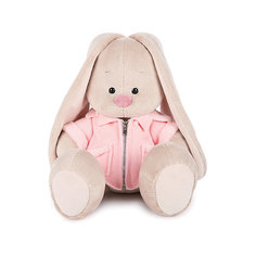 Мягкая игрушка Budi Basa Зайка Ми в розовой меховой курточке, 18 см