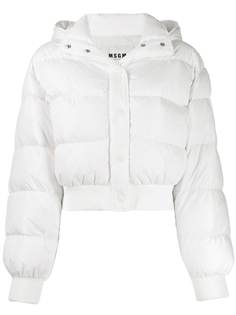 MSGM пуховик с логотипом