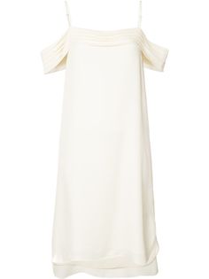T By Alexander Wang платье со спущенными плечами и оборками