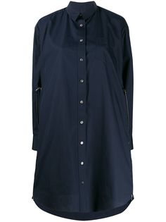 Sacai платье-рубашка на молнии