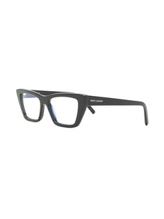 Saint Laurent Eyewear очки в оправе кошачий глаз