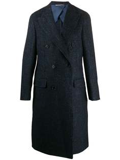 Canali double-breasted midi coat