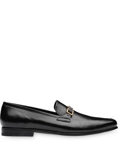 Prada лоферы с логотипом