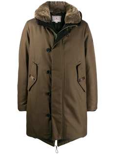 Peuterey fur trim hooded parka coat