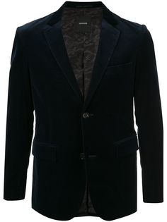 Loveless textured fitted suit jacket