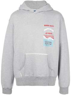 Simon Miller Battery print distressed hoodie