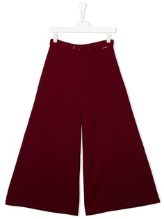 Twin-Set укороченные брюки широкого кроя