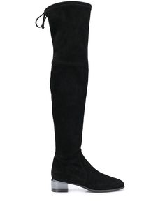 Stuart Weitzman textured thigh length boots