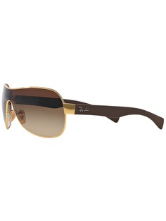 Ray-Ban солнцезащитные очки RB3471 в закругленной оправе