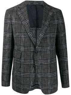 Tagliatore tartan woven blazer