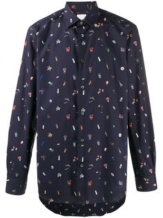 Paul Smith рубашка с принтом