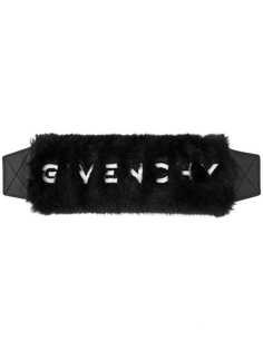 Givenchy подвеска с искусственным мехом и логотипом