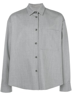 Natasha Zinko emoji print button-up shirt