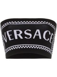 Versace топ-бандо с логотипом