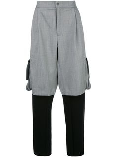 Natasha Zinko two-tone tapered trousers