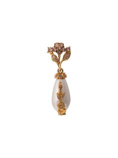 Oscar de la Renta серьги-подвески с жемчугом