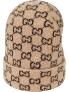 Gucci шапка с узором GG