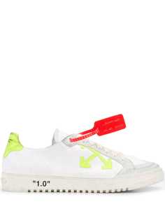 Off-White кеды с логотипом