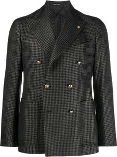 Tagliatore houndstooth double-breasted blazer