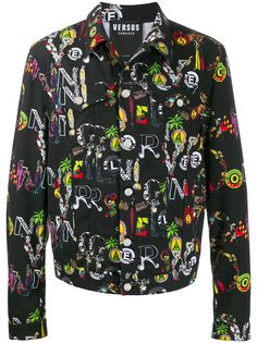 Versus GGDV-print denim jacket